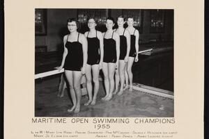 1955 Swimming (Women) Sports Photo