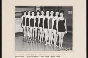 1958 Swimming (Women) Sports Photo