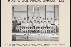 1958 Swimming (Men) Sports Photo