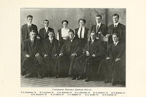 1911-12 University Monthly Editors