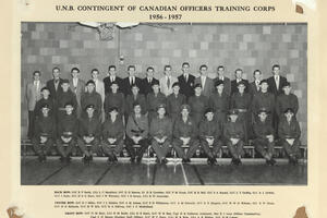 1956-57 UNB Contingent of Canadian Officers Training Corps
