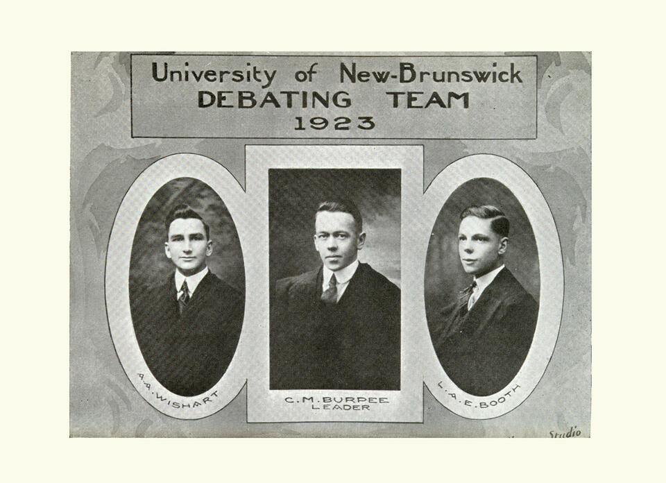 1923 UNB Debating Team
