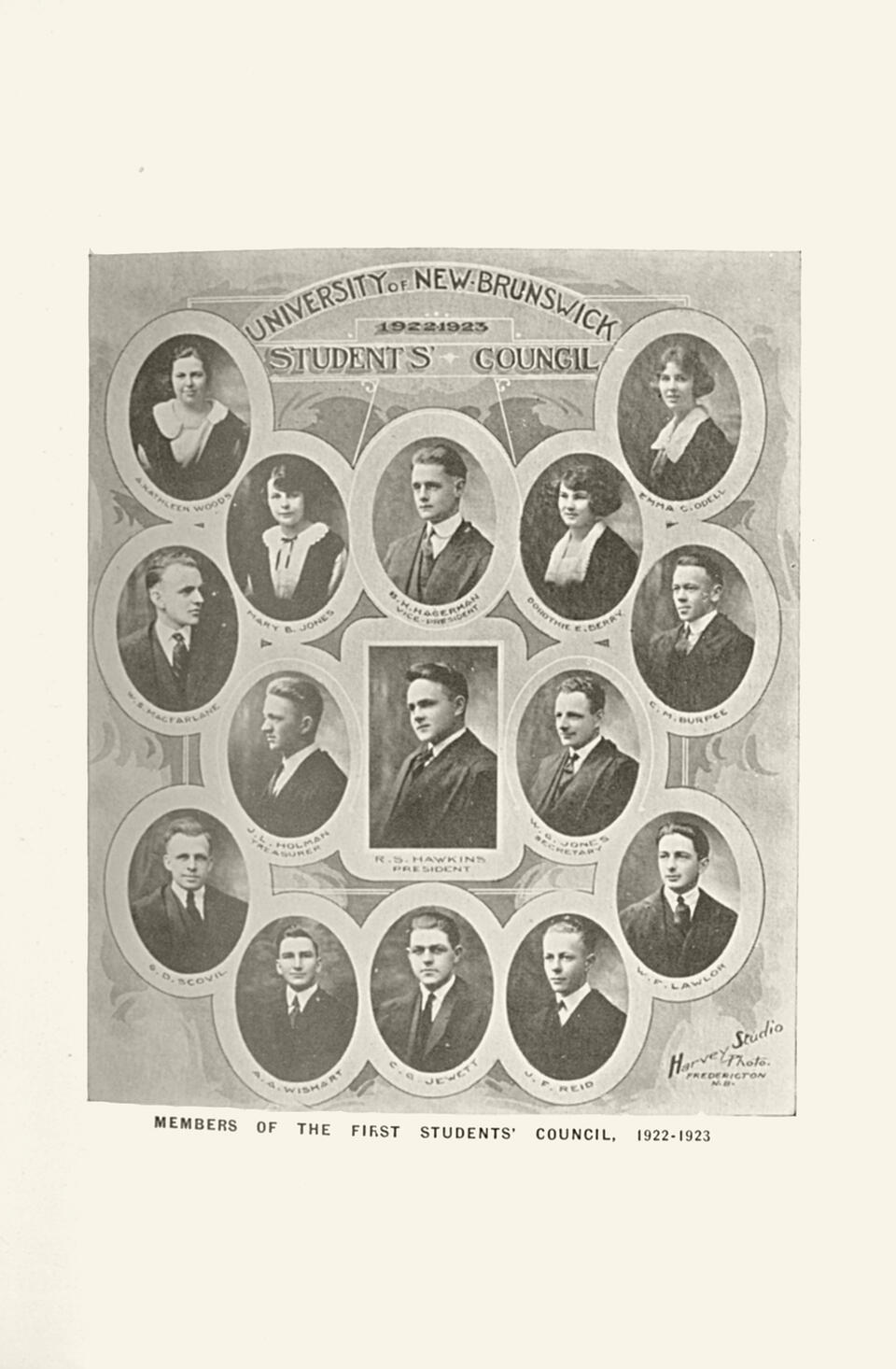 1922-23 UNB Students' Council