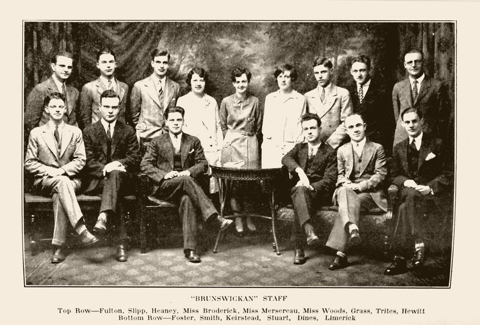 1928 Brunswickan Staff