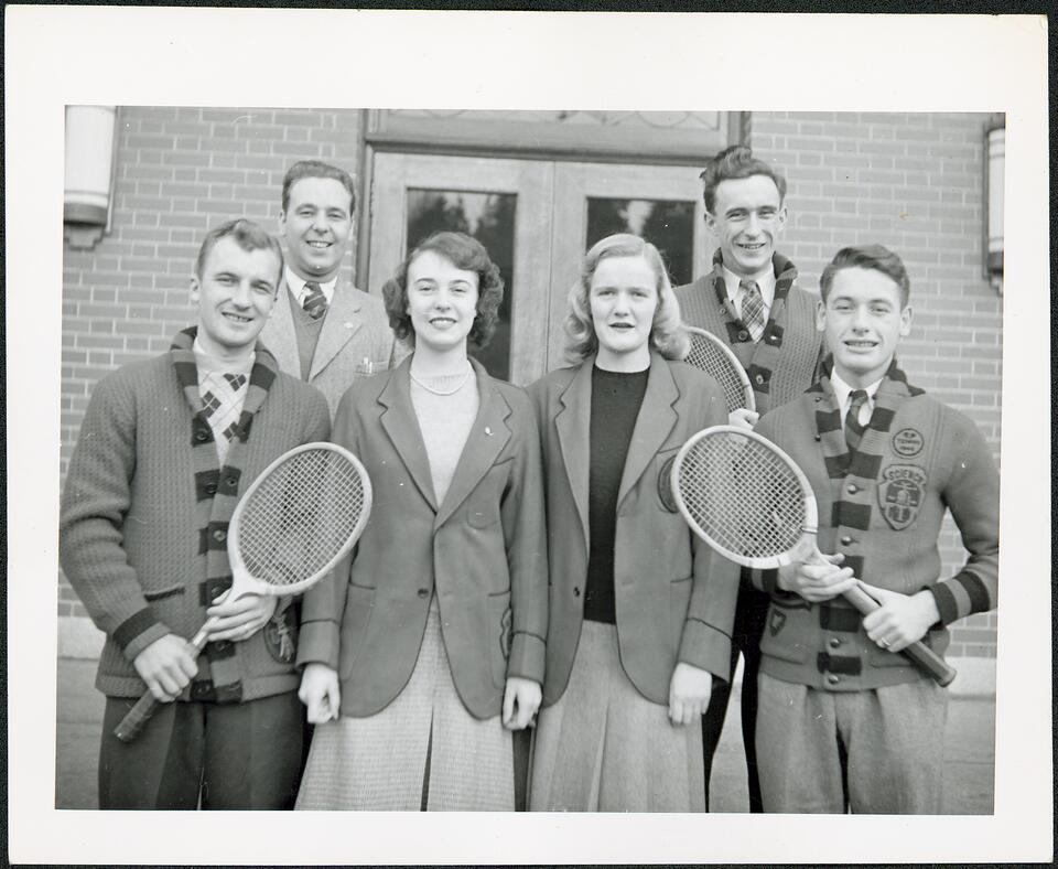 1948 Tennis (Coed) Sports Photo