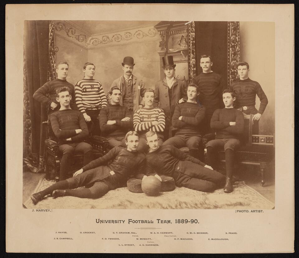 1889 Football (Men) Sports Photo