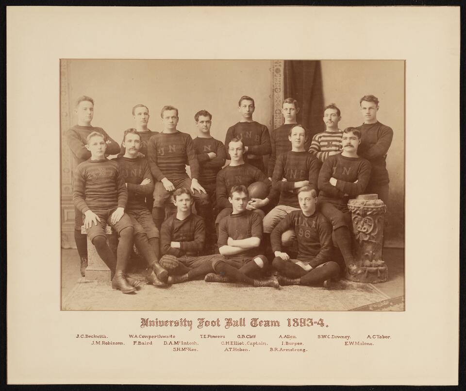 1893 Football (Men) Sports Photo