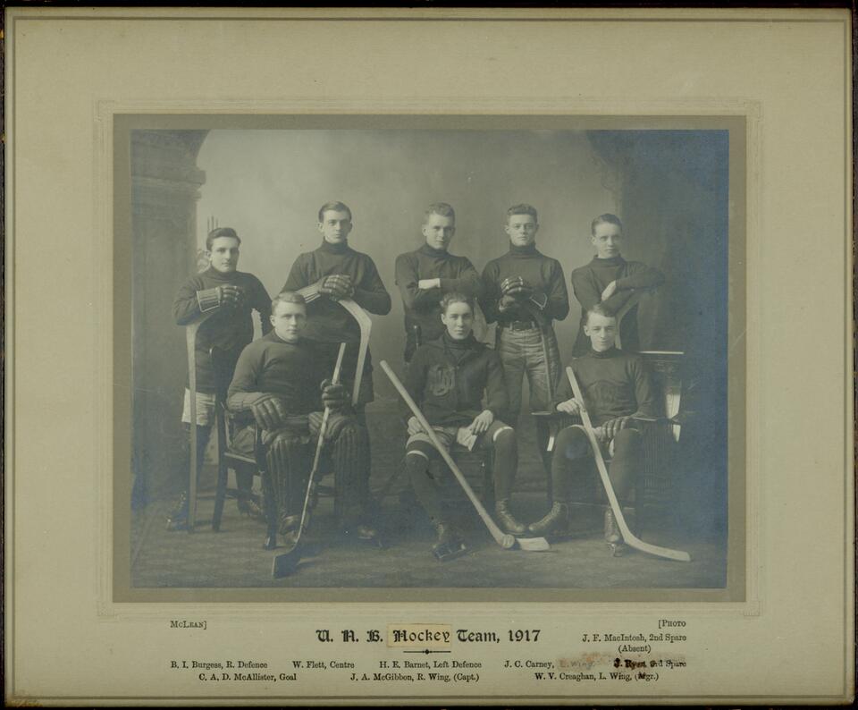 1917 Hockey (Men) Sports Photo