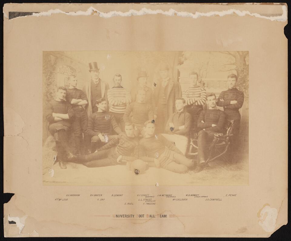 1891 Football (Men) Sports Photo