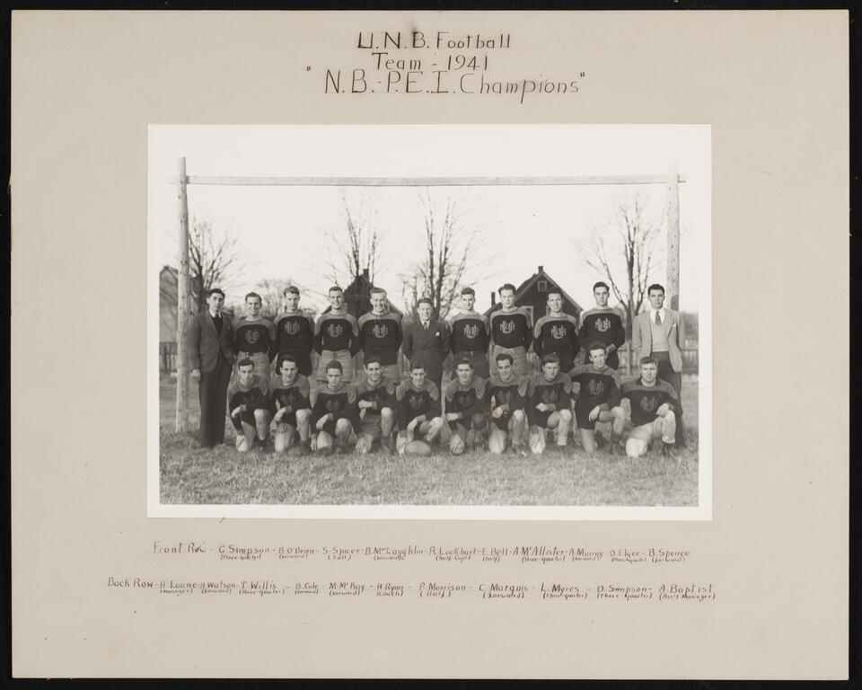 1941 Football (Men) Sports Photo