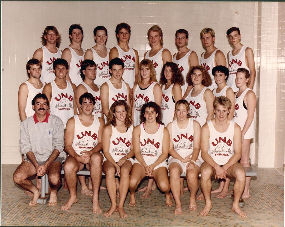 1989 Swimming (Coed) Sports Photo