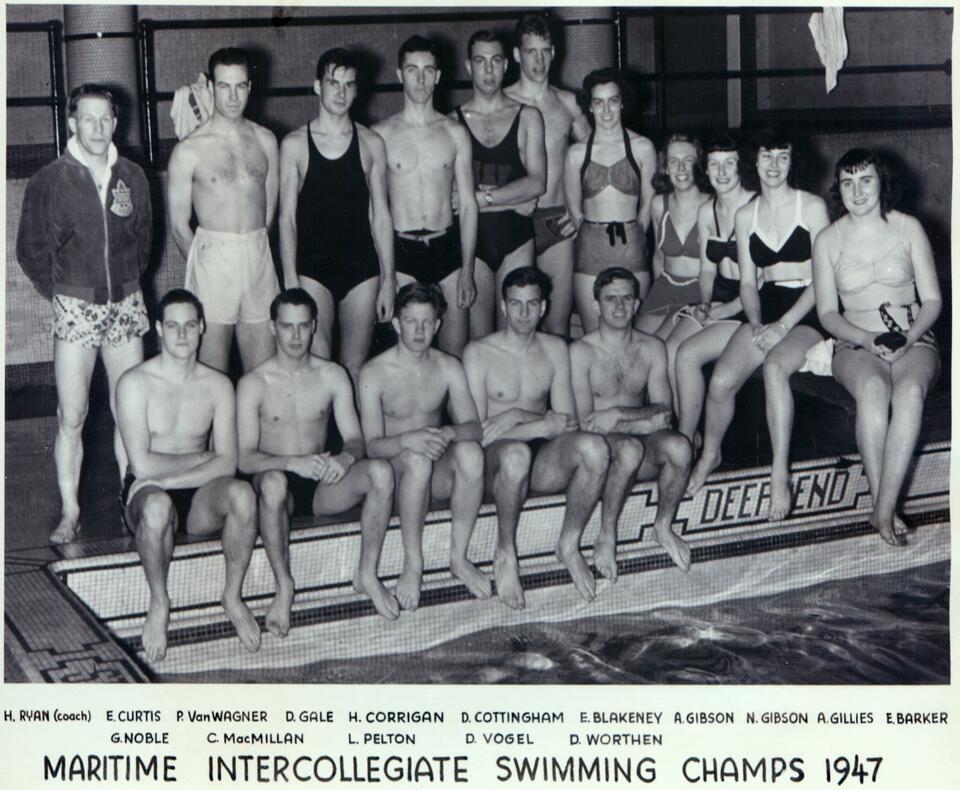 1947 Swimming (Coed) Sports Photo
