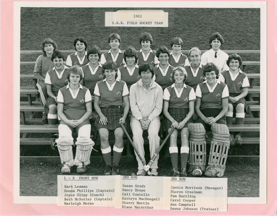 1982 Field Hockey (Women) Sports Photo