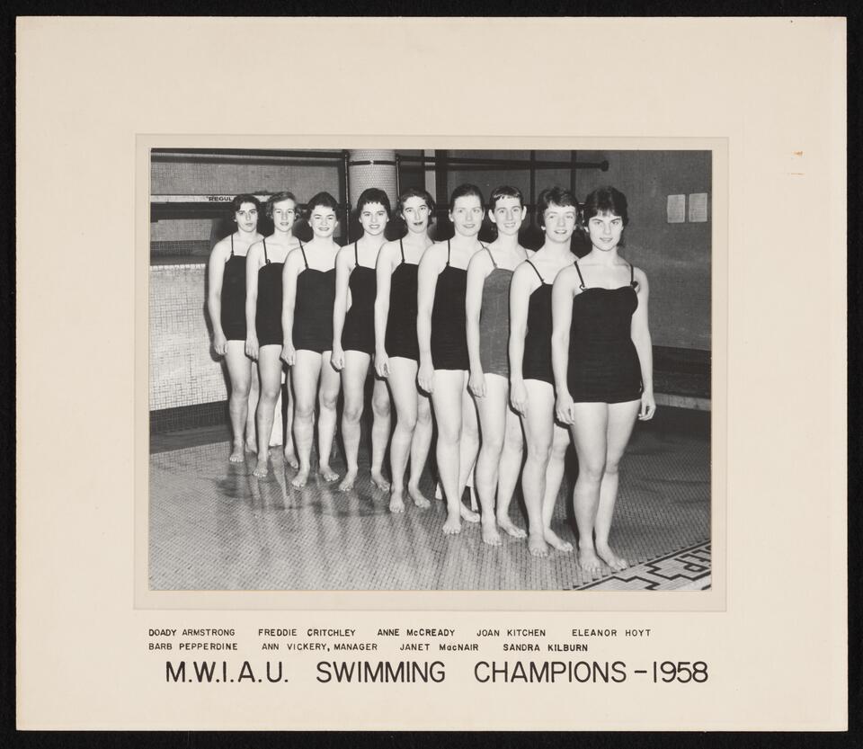 1958 Swimming (Women) Sports Photo