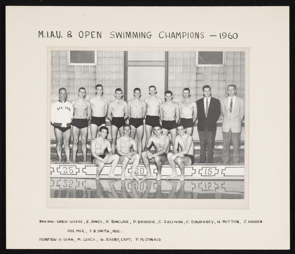 1960 Swimming (Men) Sports Photo