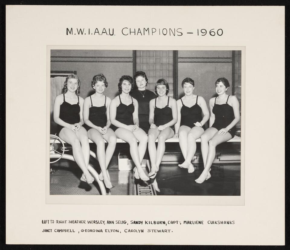 1960 Swimming (Women) Sports Photo