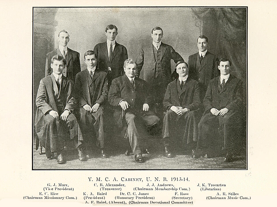 1913-14 YMCA Cabinet, UNB
