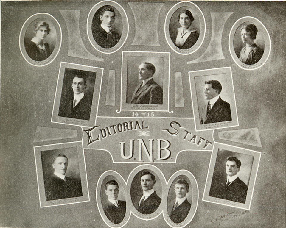 1914-15 University Monthly Editorial Staff