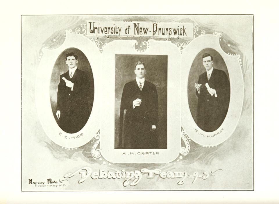 1913 UNB Debating Team