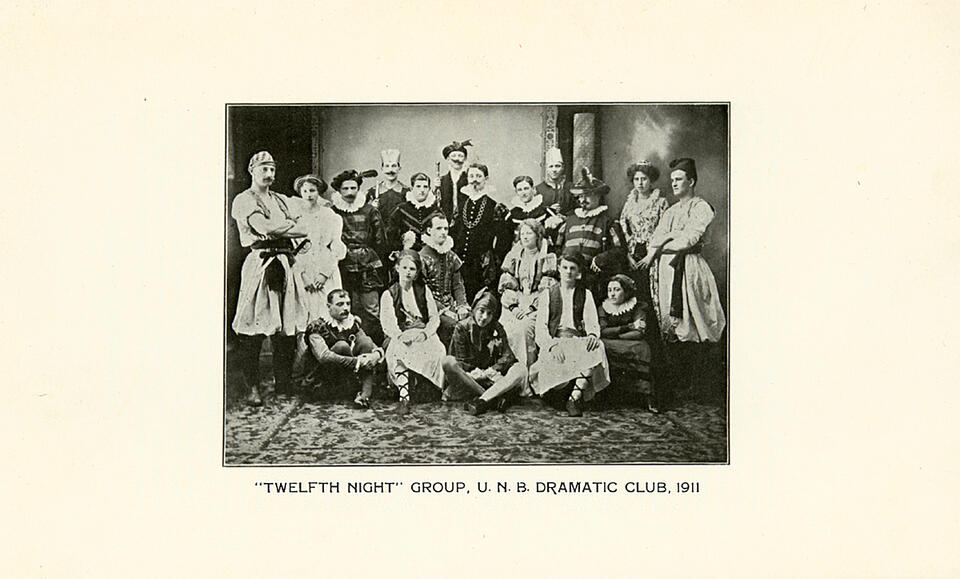 1911 UNB Dramatic Club - Twelfth Night Group