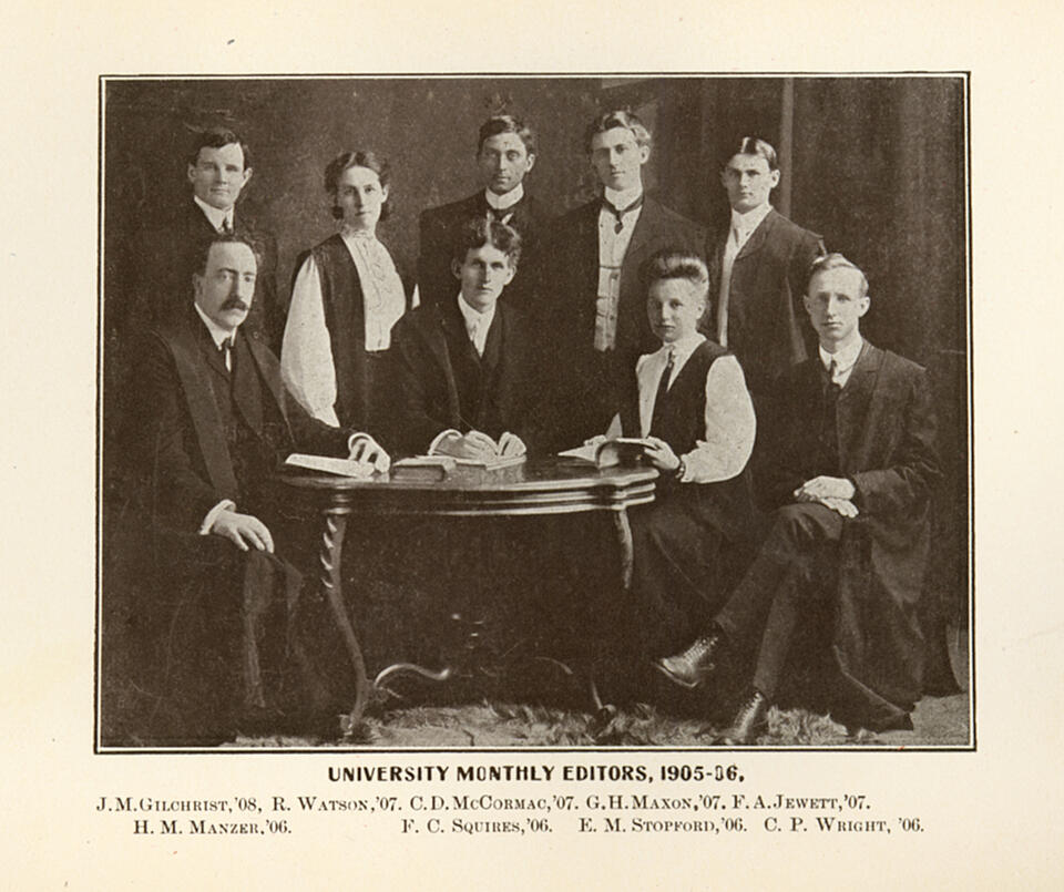 1905-06 University Monthly Editors