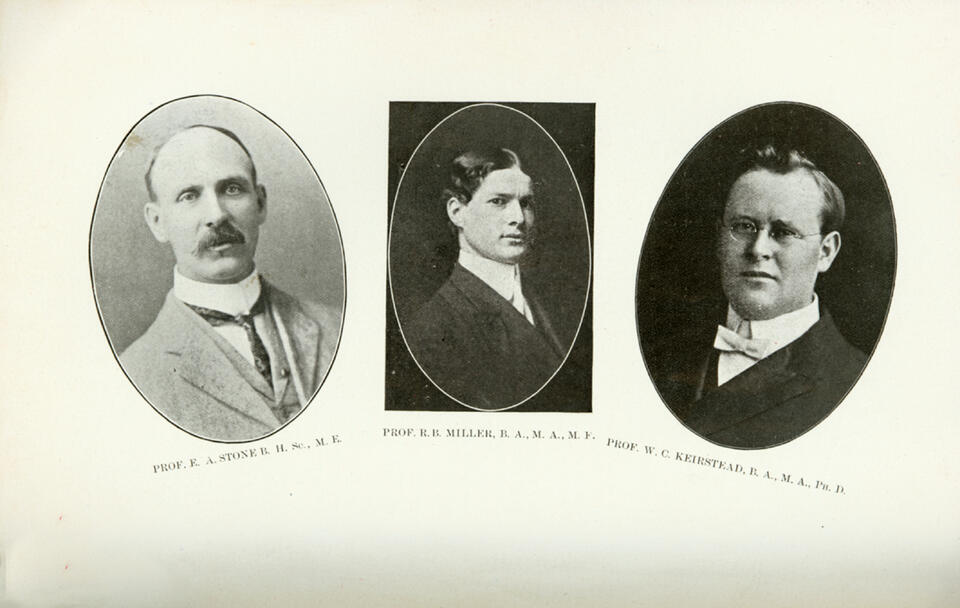 1908 Professors