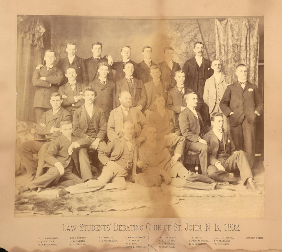 1892 Law Students' Debating Club of St. John, NB