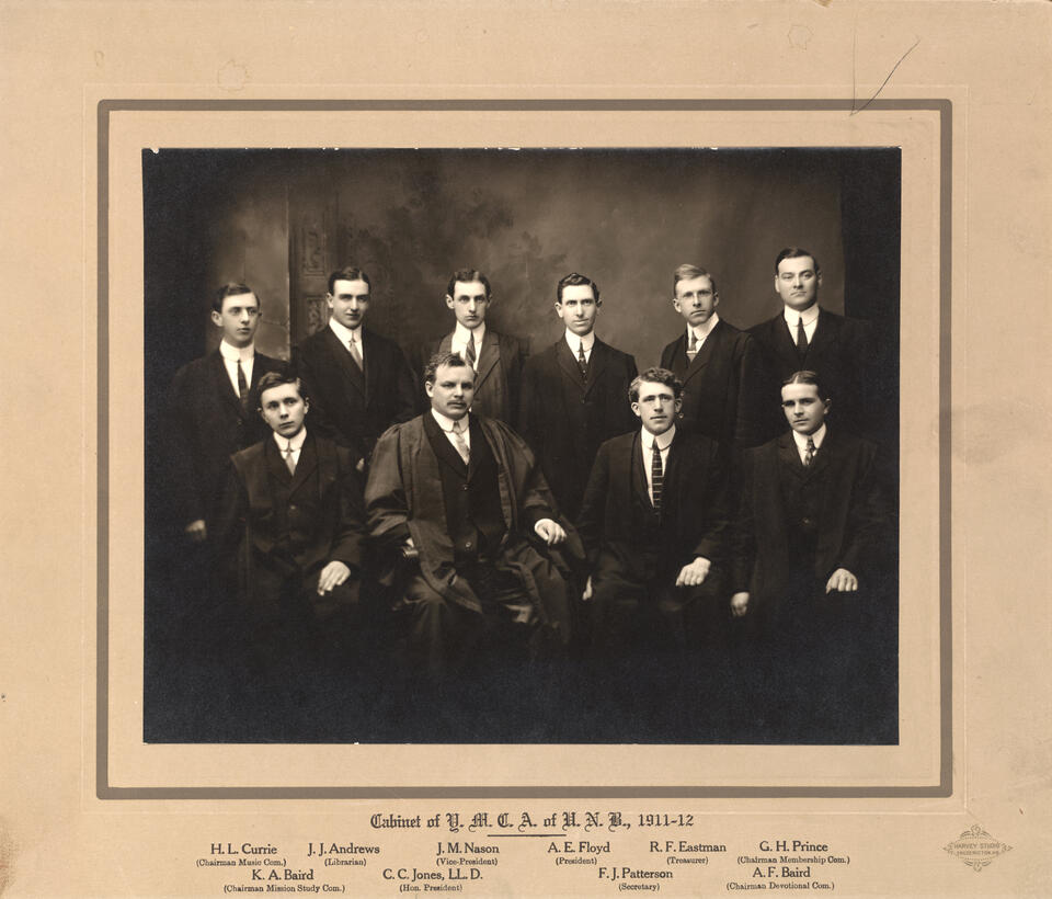 1911-12 Cabinet of YMCA of UNB