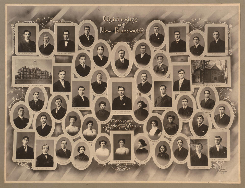 1912 Sophomore Year Students