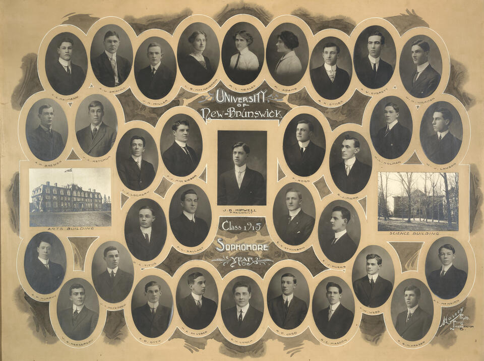 1915 Sophomore Year Students