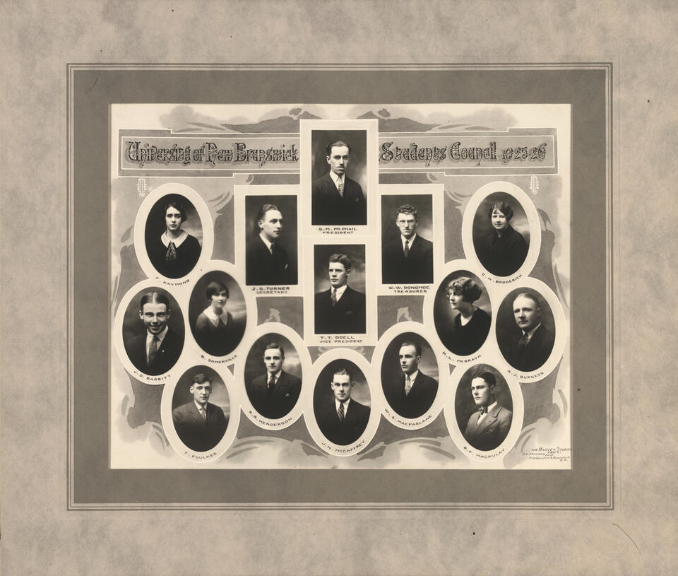 1925-26 UNB Students Council 