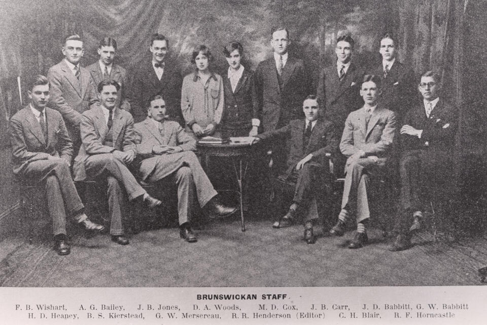 1927 Brunswickan Staff