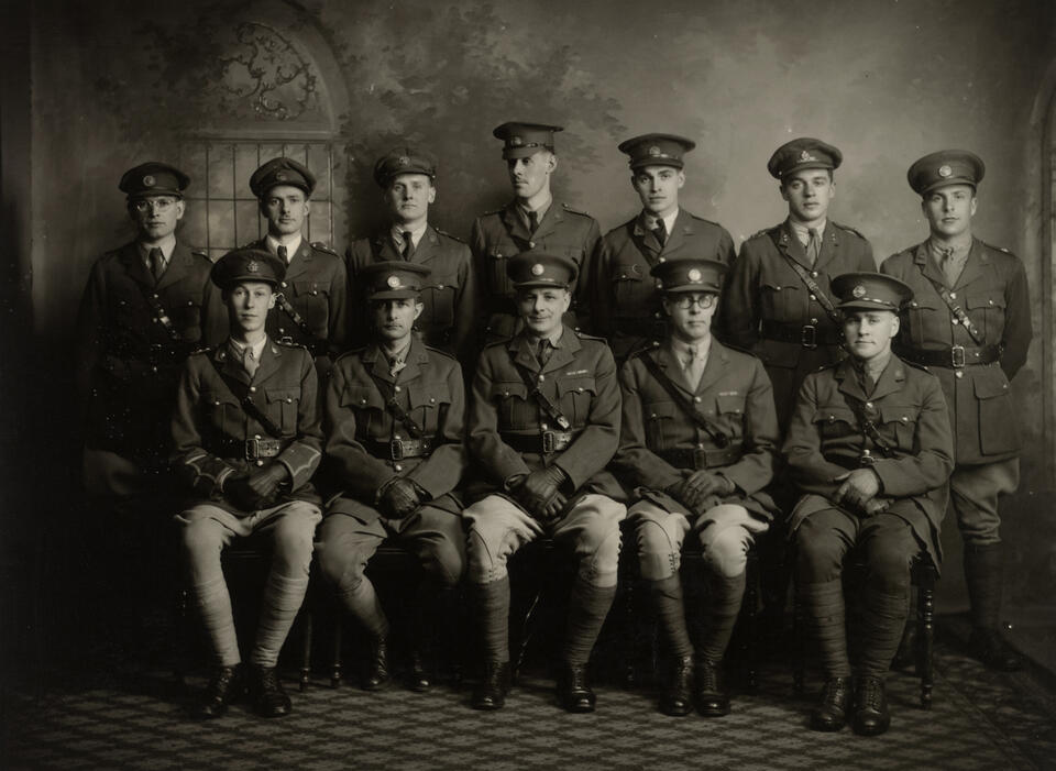 1934 Canadian Officers Training Corps Photo