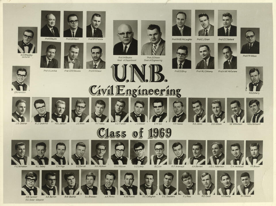 1969 Civil Engineering Graduates